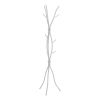 74-inch Freestanding Silver Metal Coat Rack Entryway Hall Tree Umbrella Stand